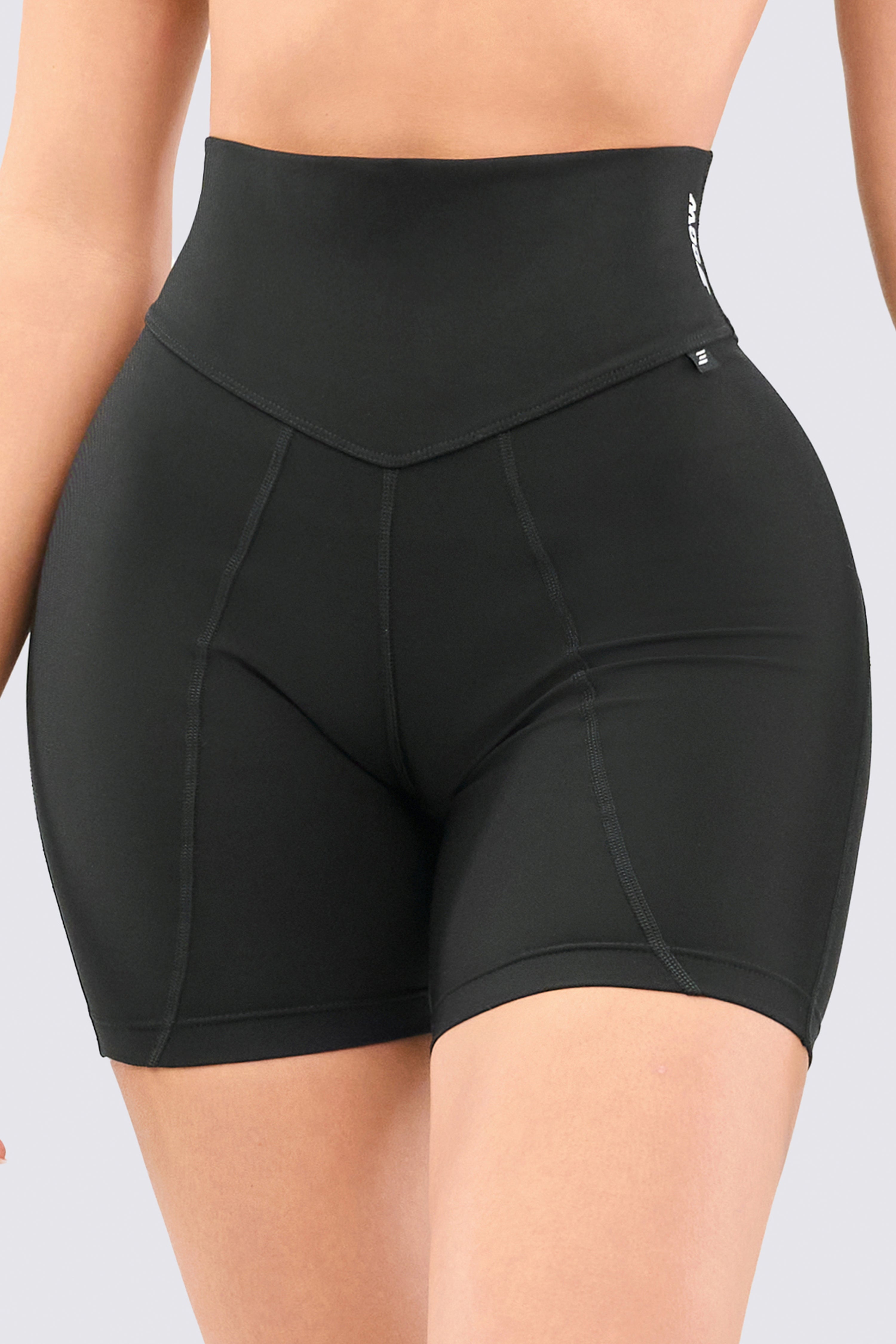CGW Black Biker Shorts – Sculpt & Support