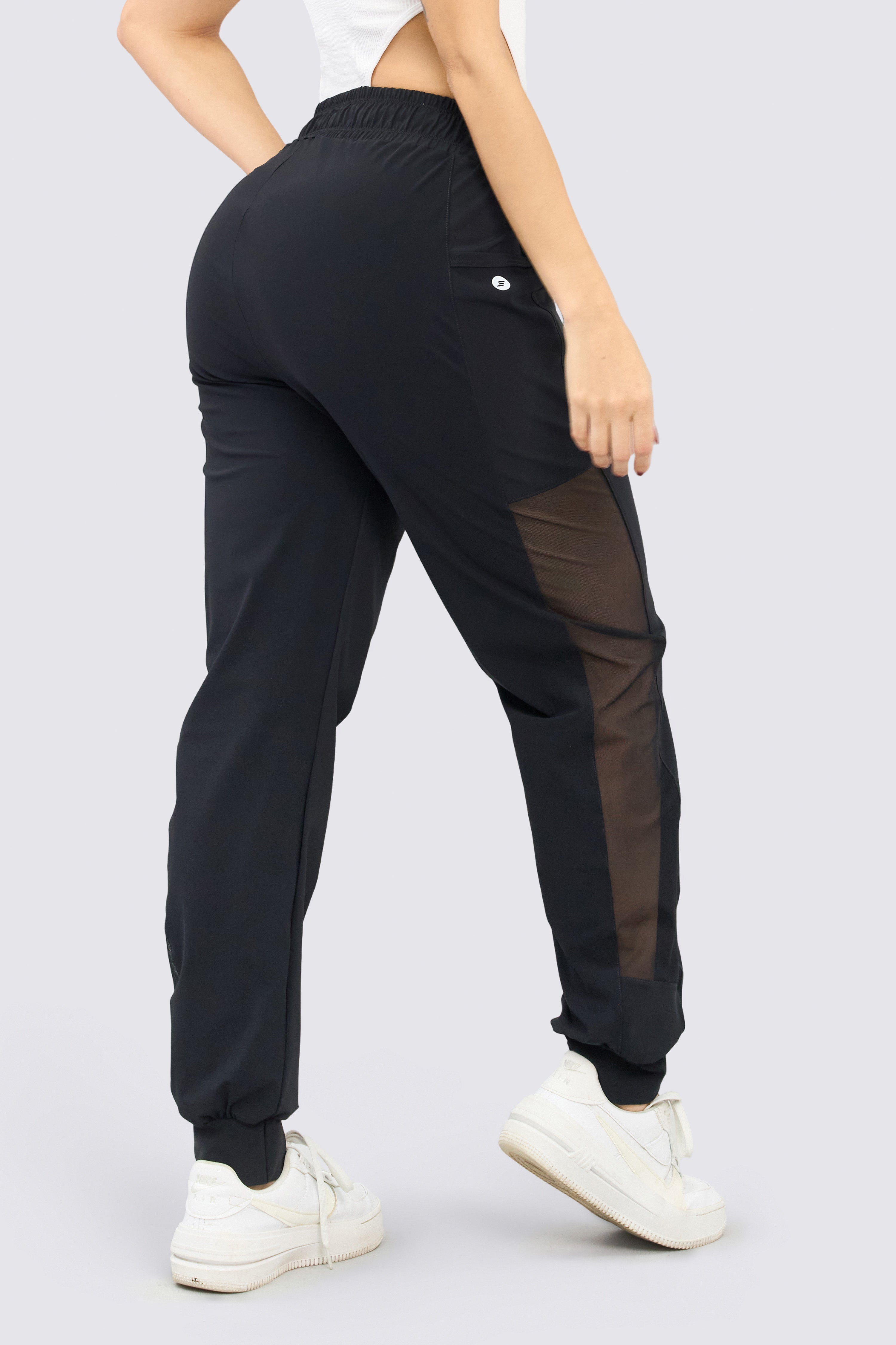 CGW Black Sports Jogger Pants