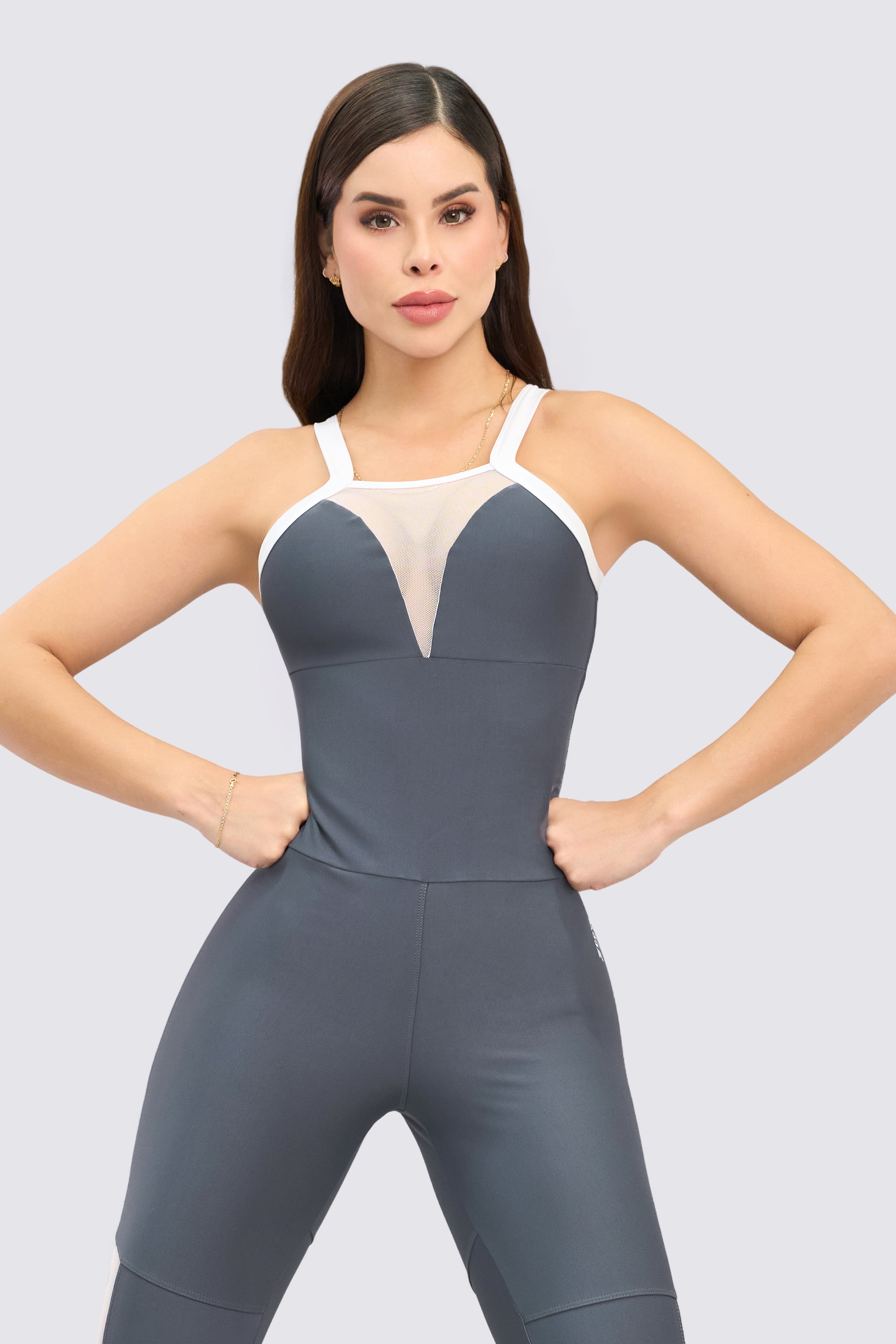 CGW SculptFlex Gray Sports Bodysuit