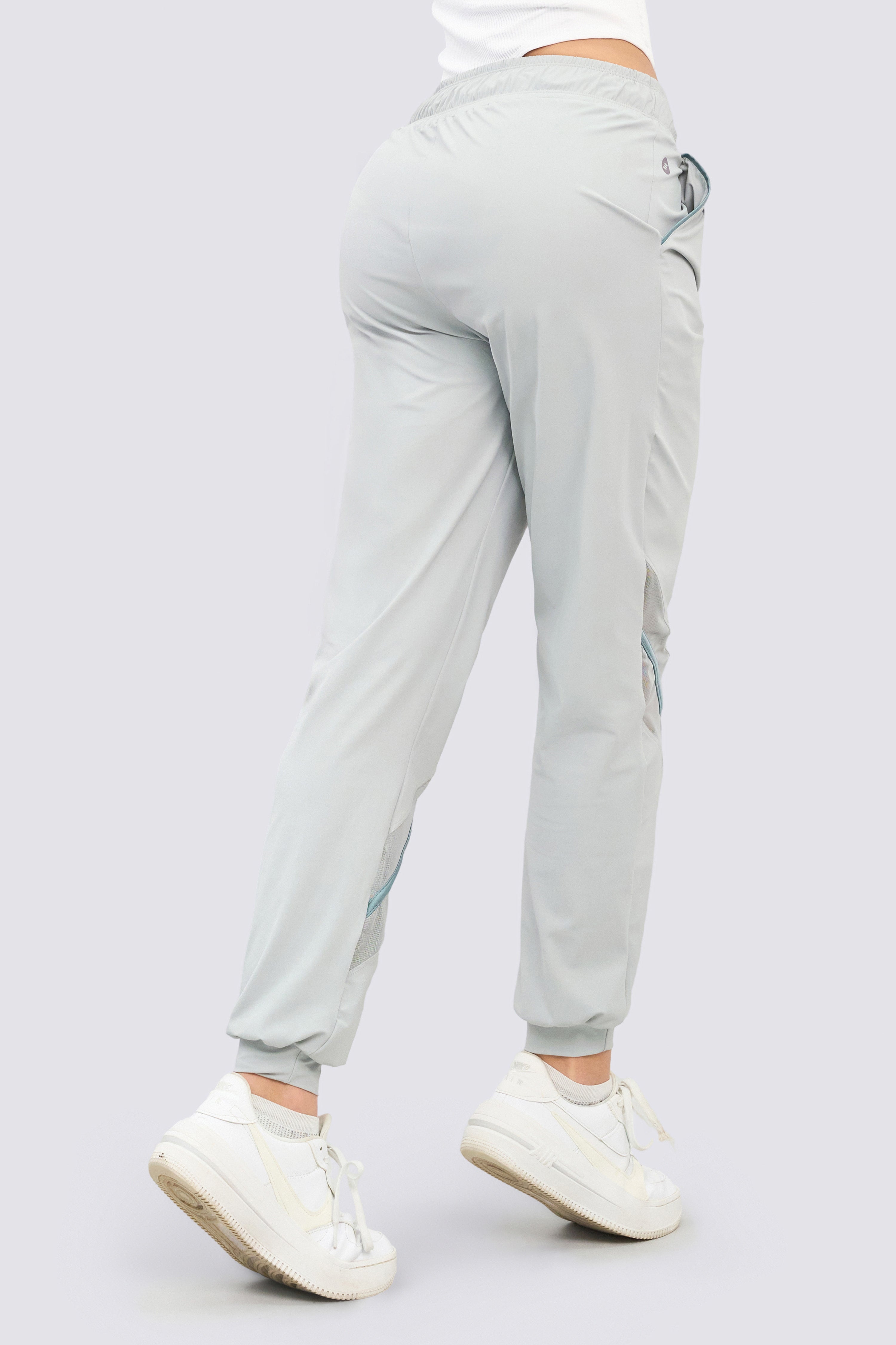 CGW Gray Sports Jogger with Mesh Panels