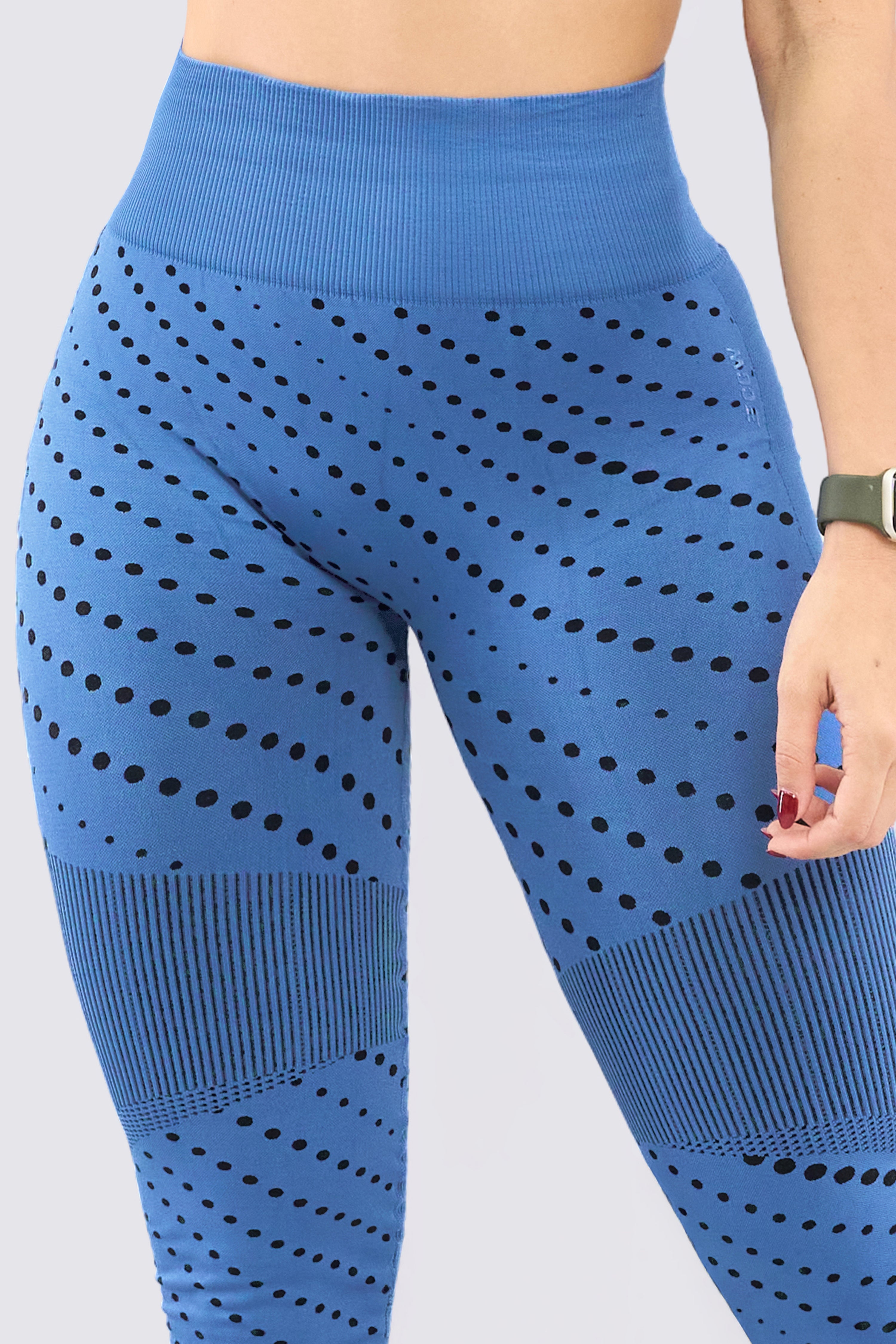 CGW Blue Seamless Push Up Leggings