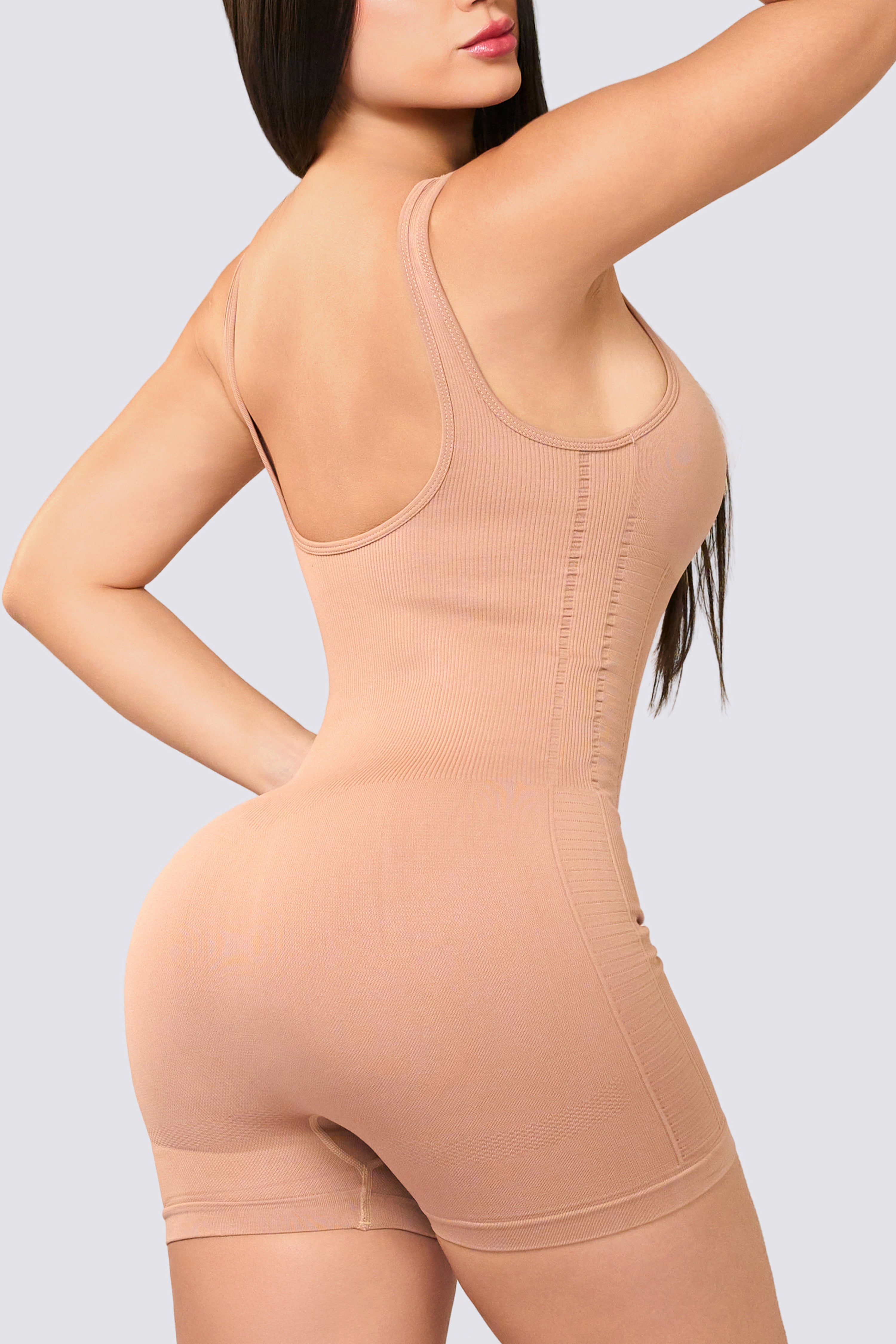 CGW Nude Seamless Jumpsuit – Soft & Sculpting Design