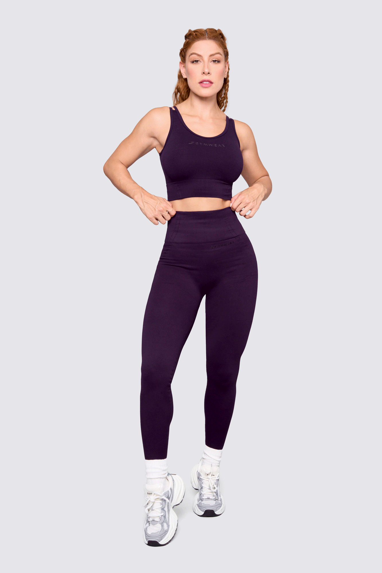 CGW Purple Seamless High-Waist Leggings