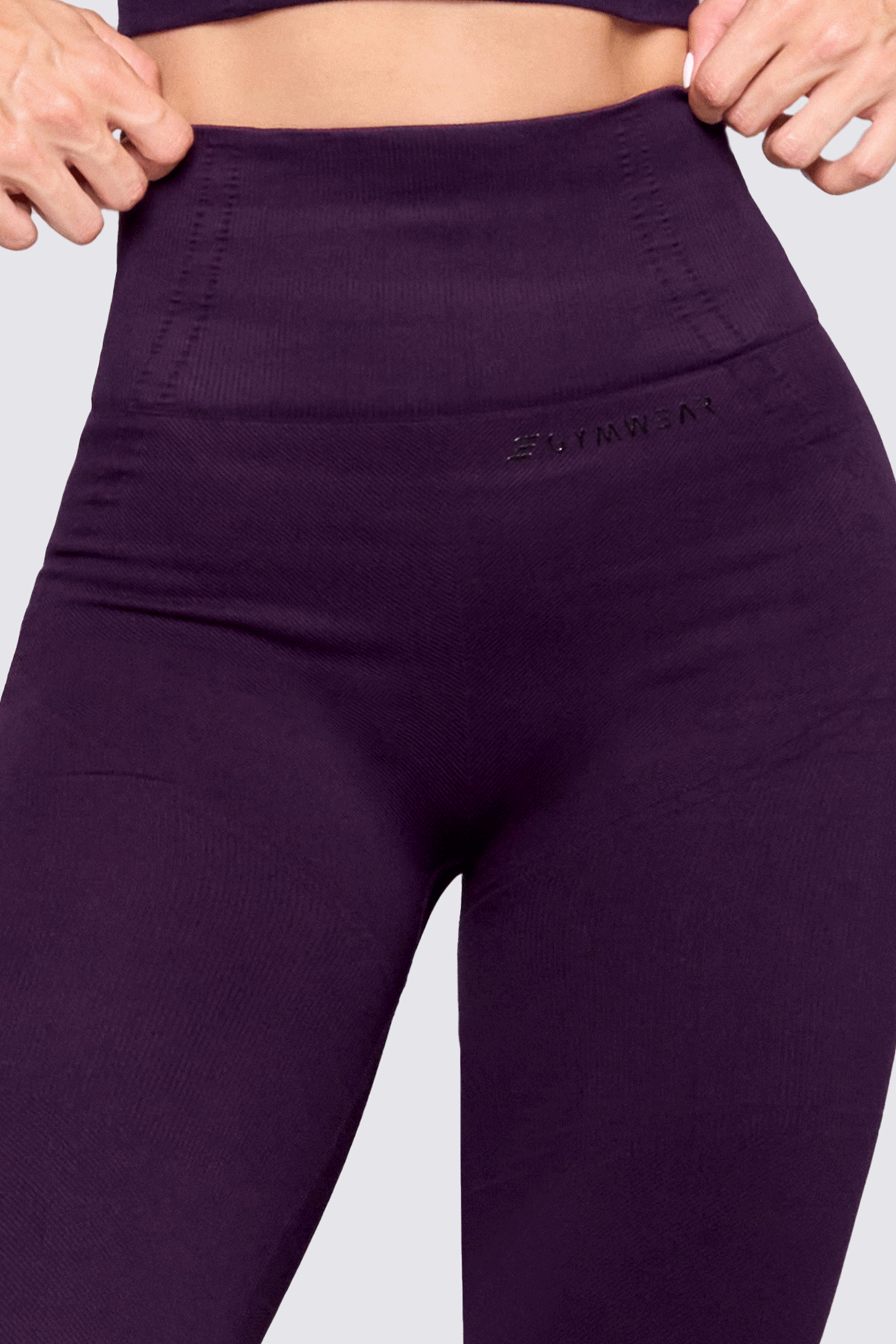 CGW Purple Seamless High-Waist Leggings