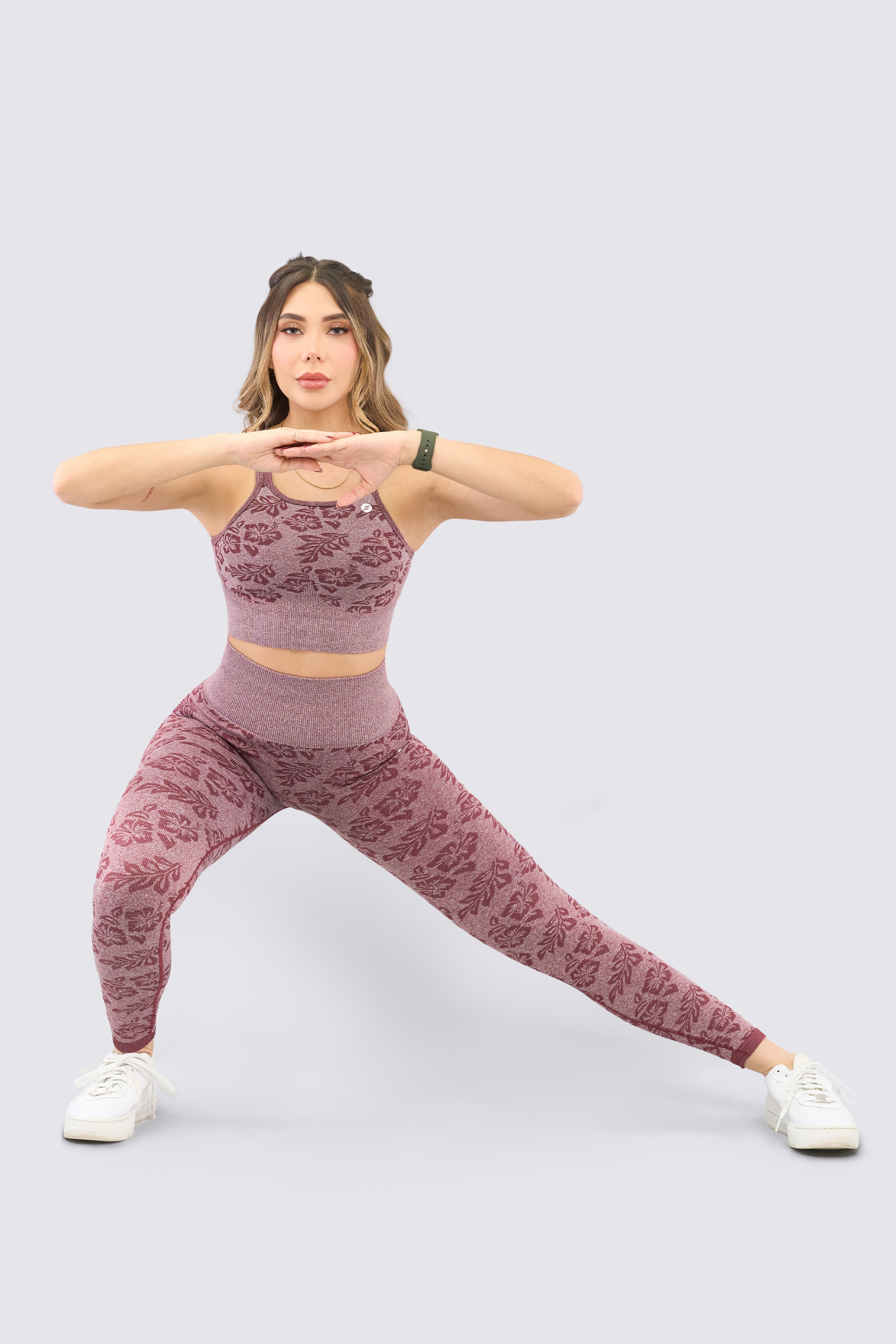 CGW Floral Seamless Push Up Leggings