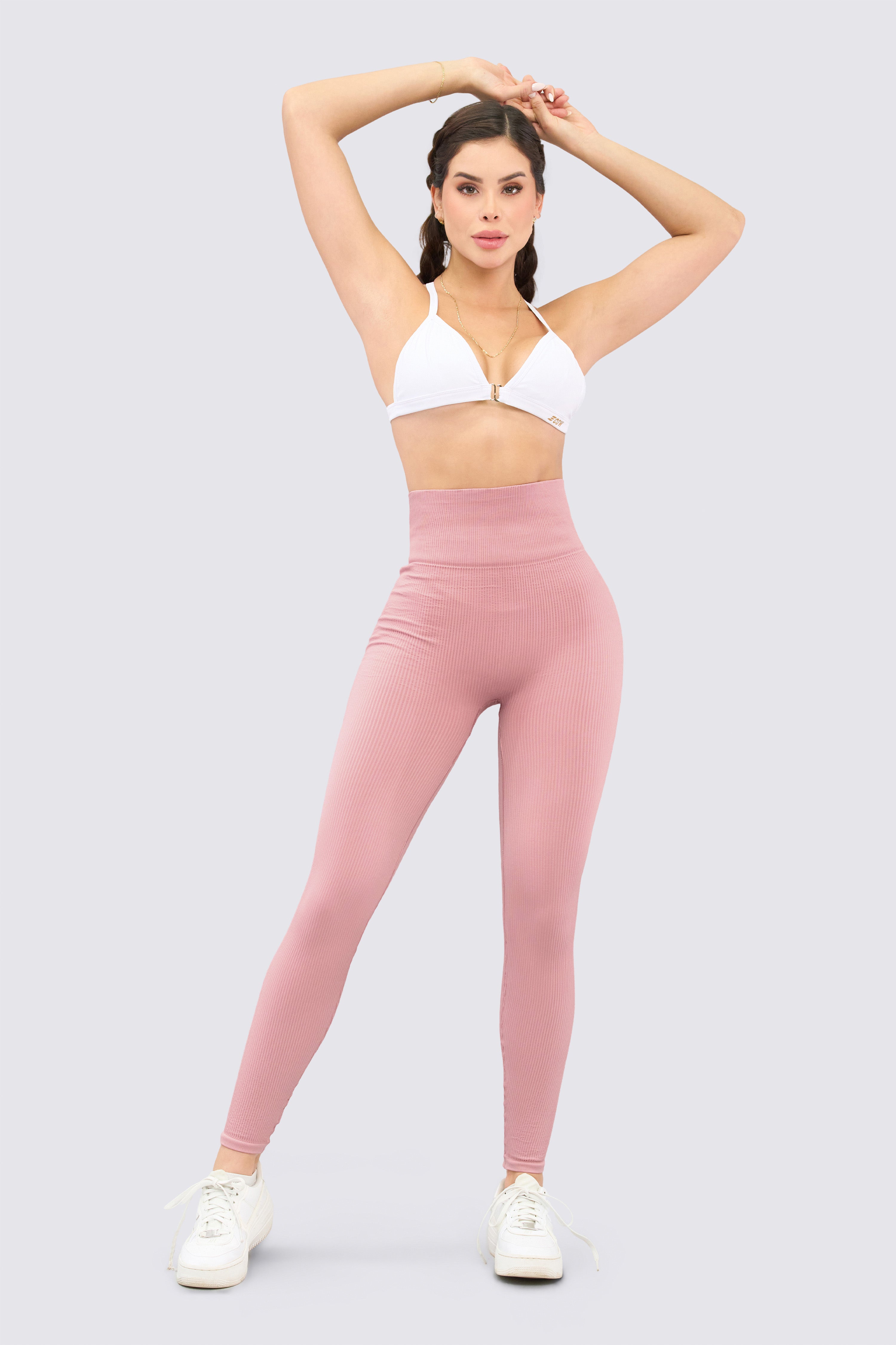 CGW Blush Harmony Ribbed Leggings