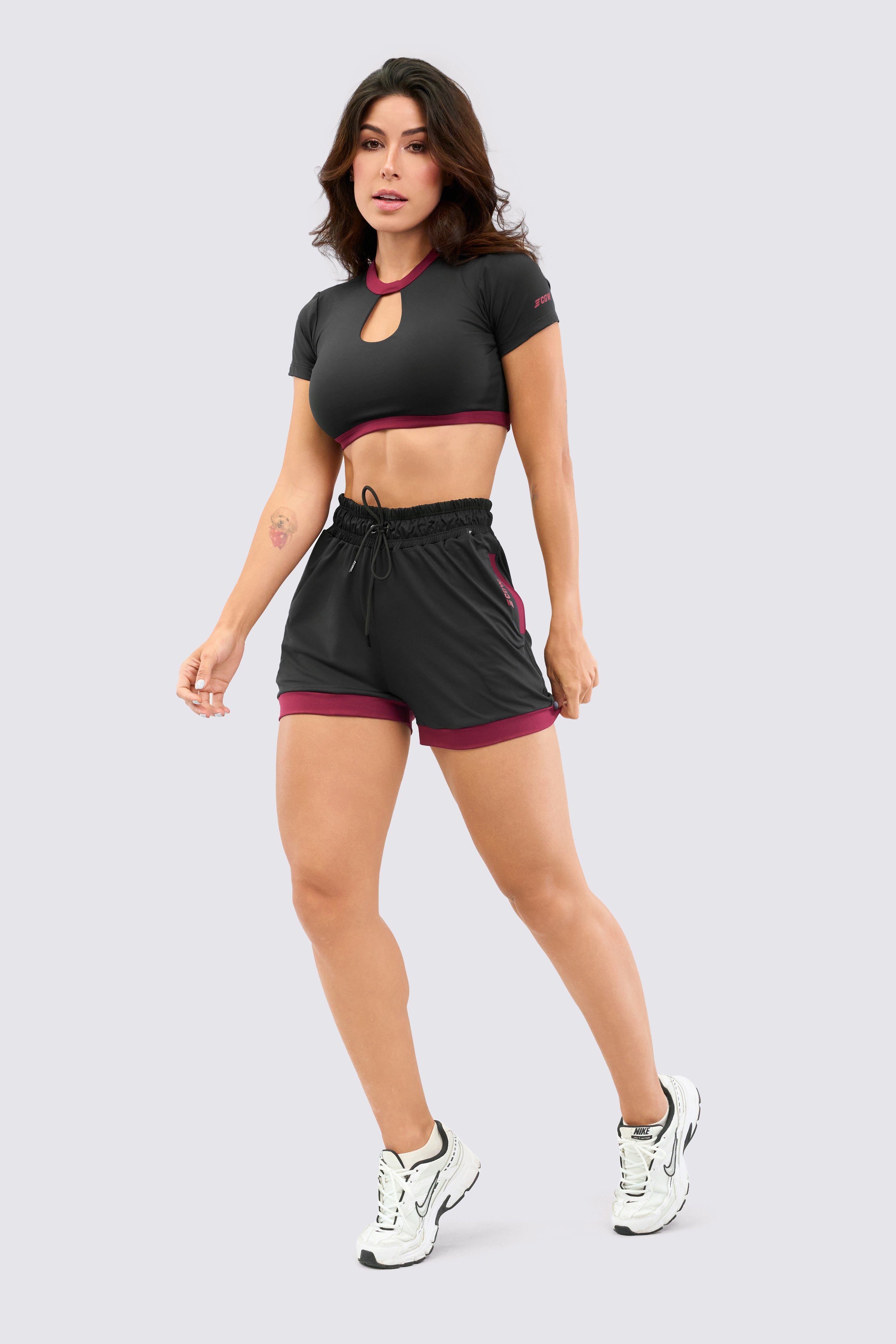 CGW Speed Open Back Crop Top