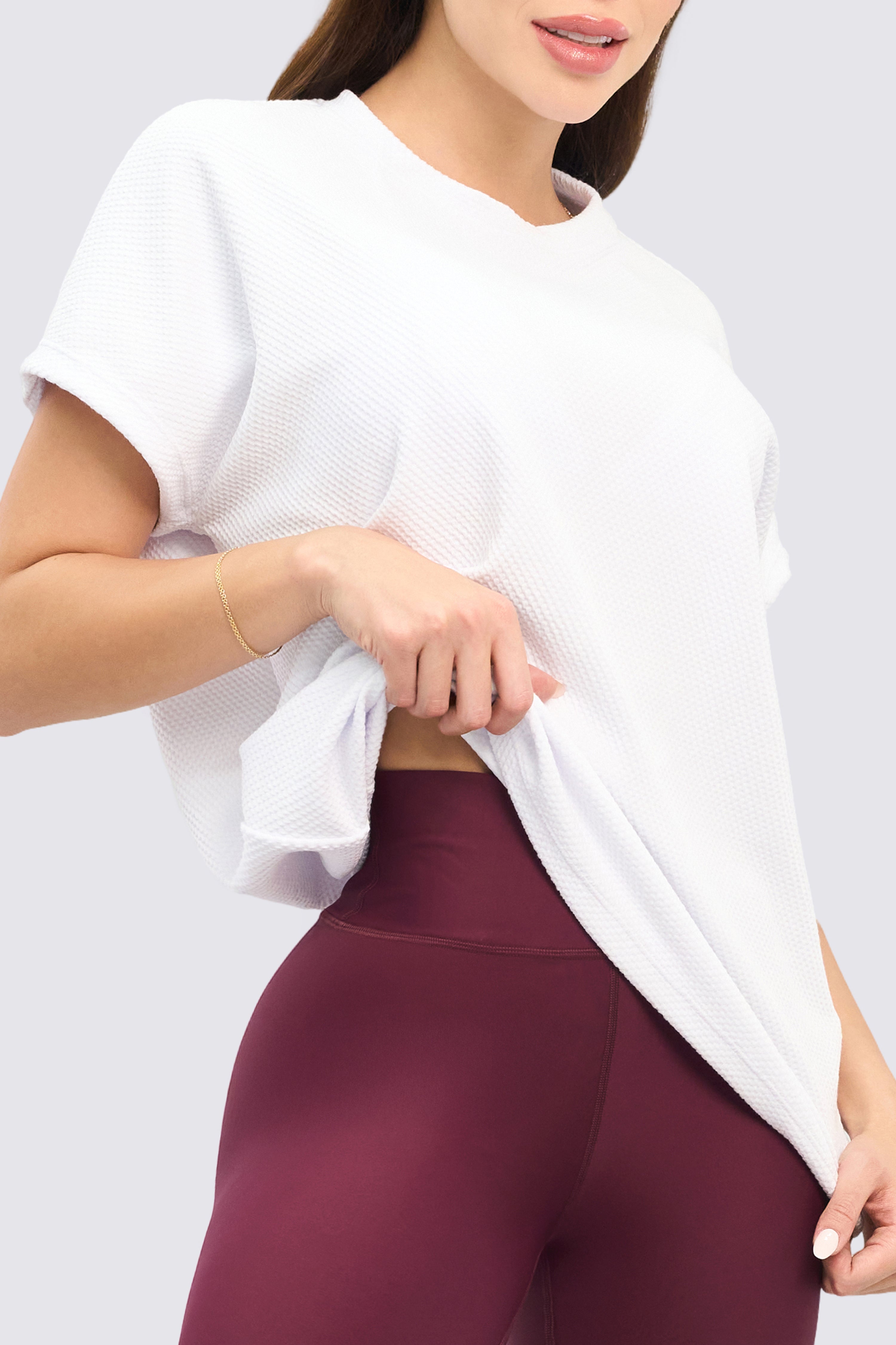 CGW White Oversized Sports T-Shirt