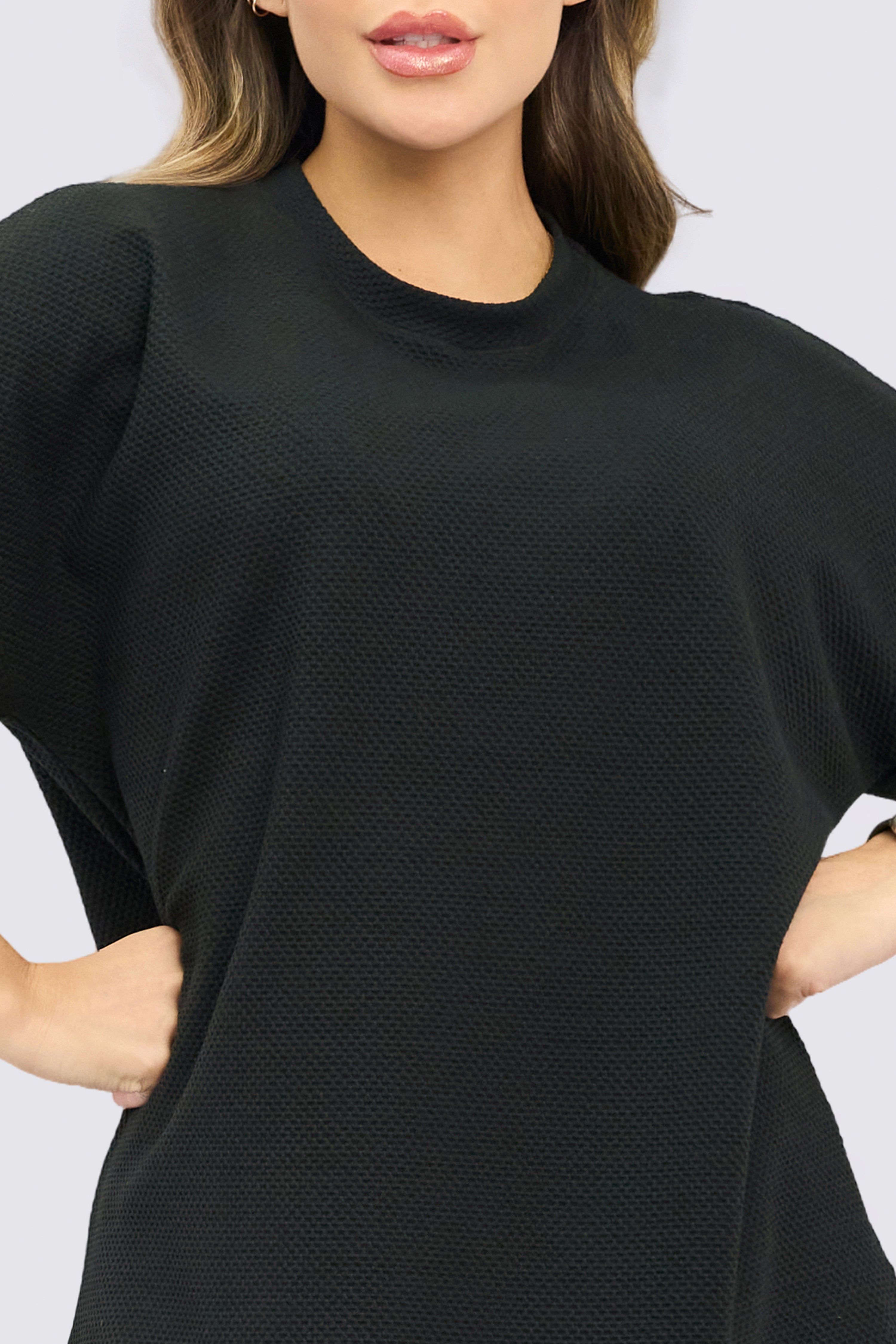 CGW Black Oversized Sports Tee