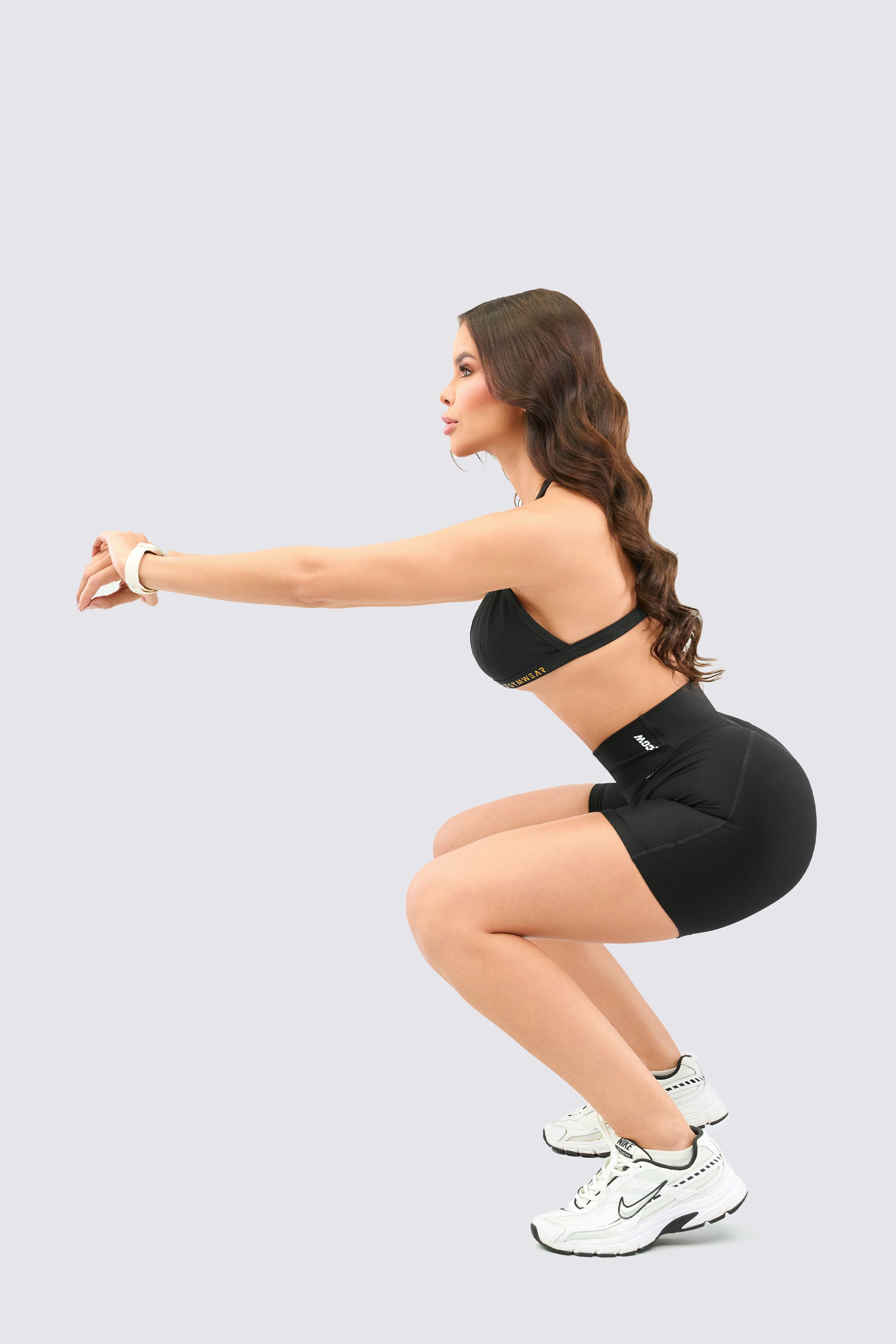 CGW Black Biker Shorts – Sculpt & Support