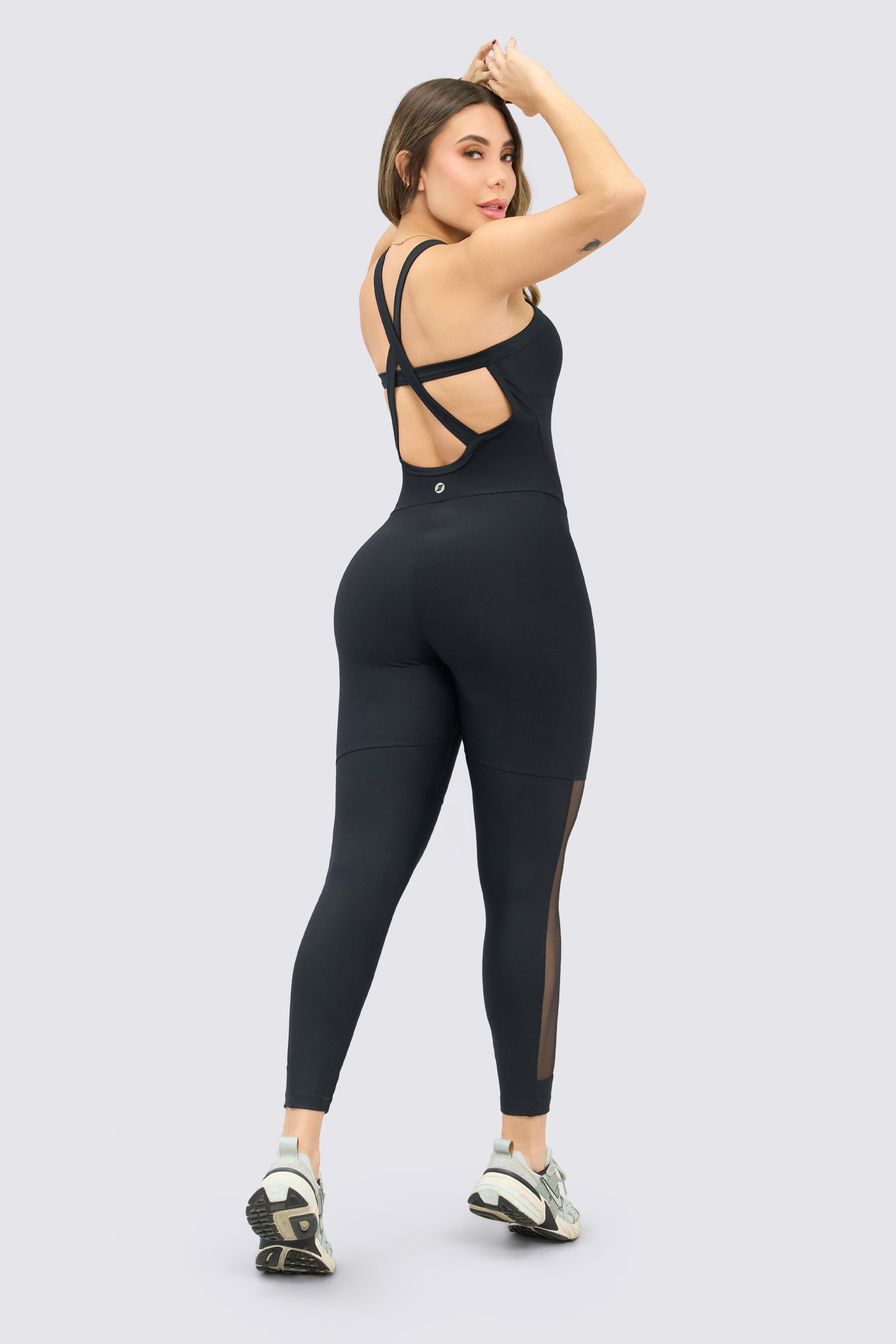 CGW Fierce Mesh Black Bodysuit