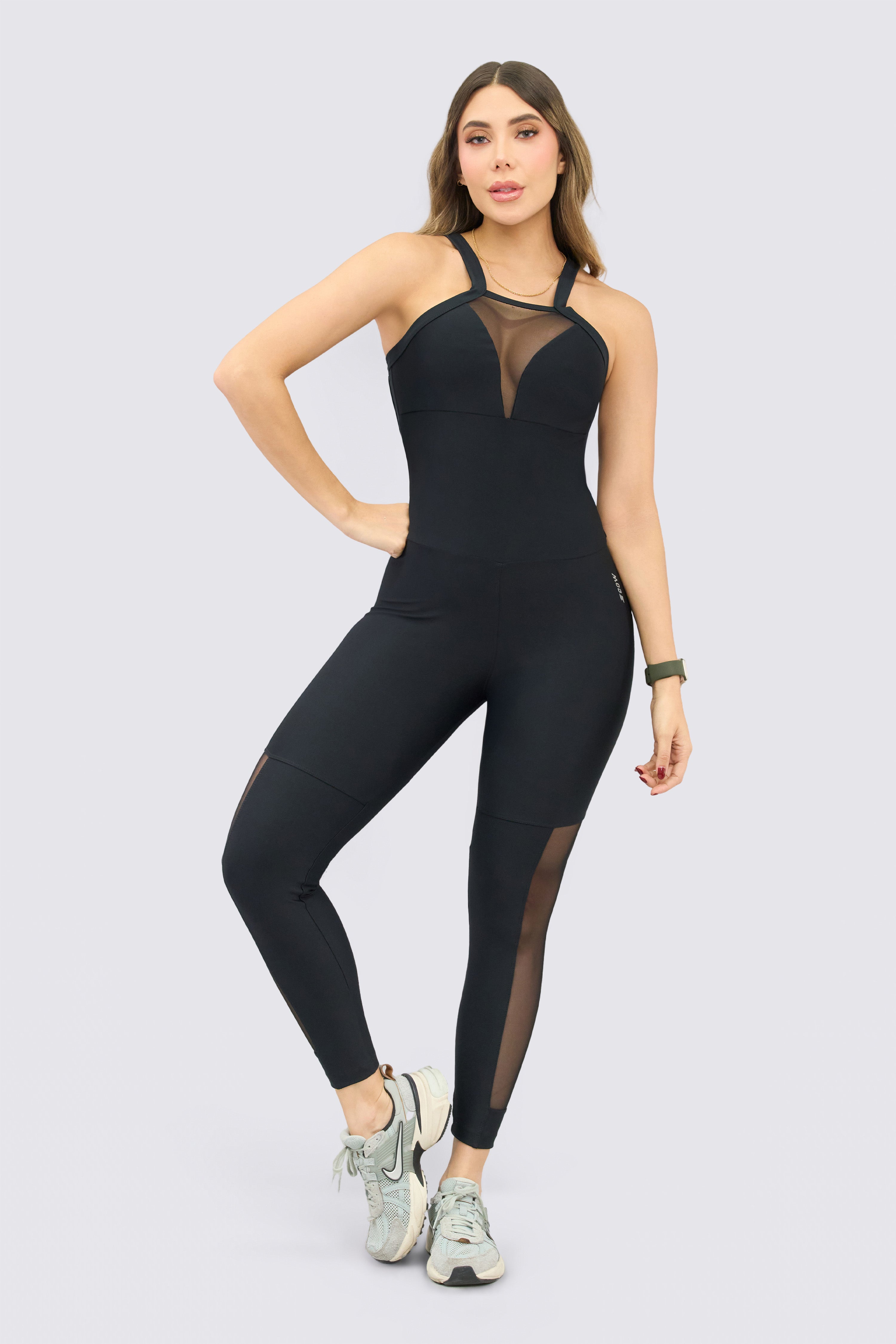 CGW Fierce Mesh Black Bodysuit