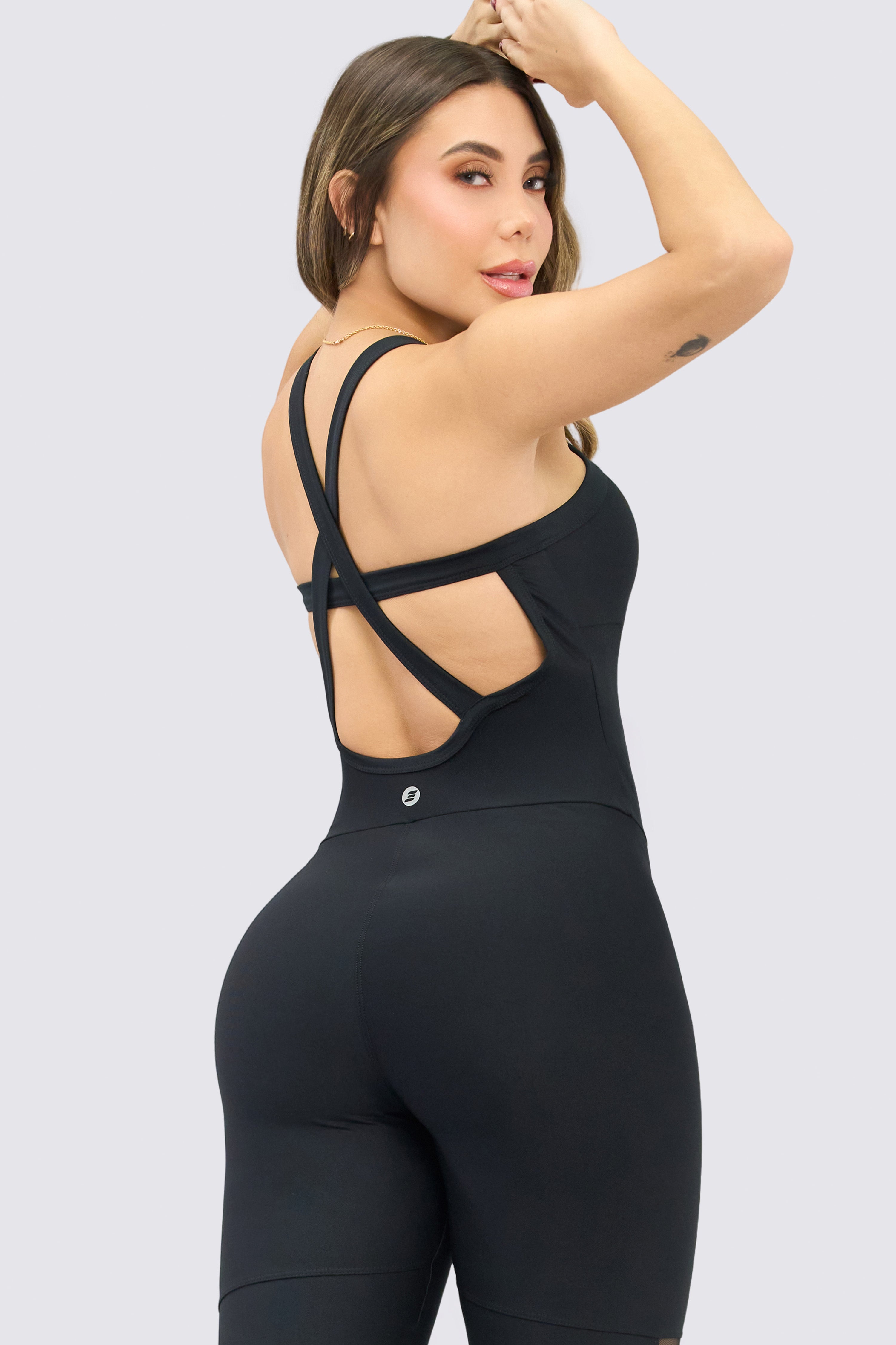 CGW Fierce Mesh Black Bodysuit