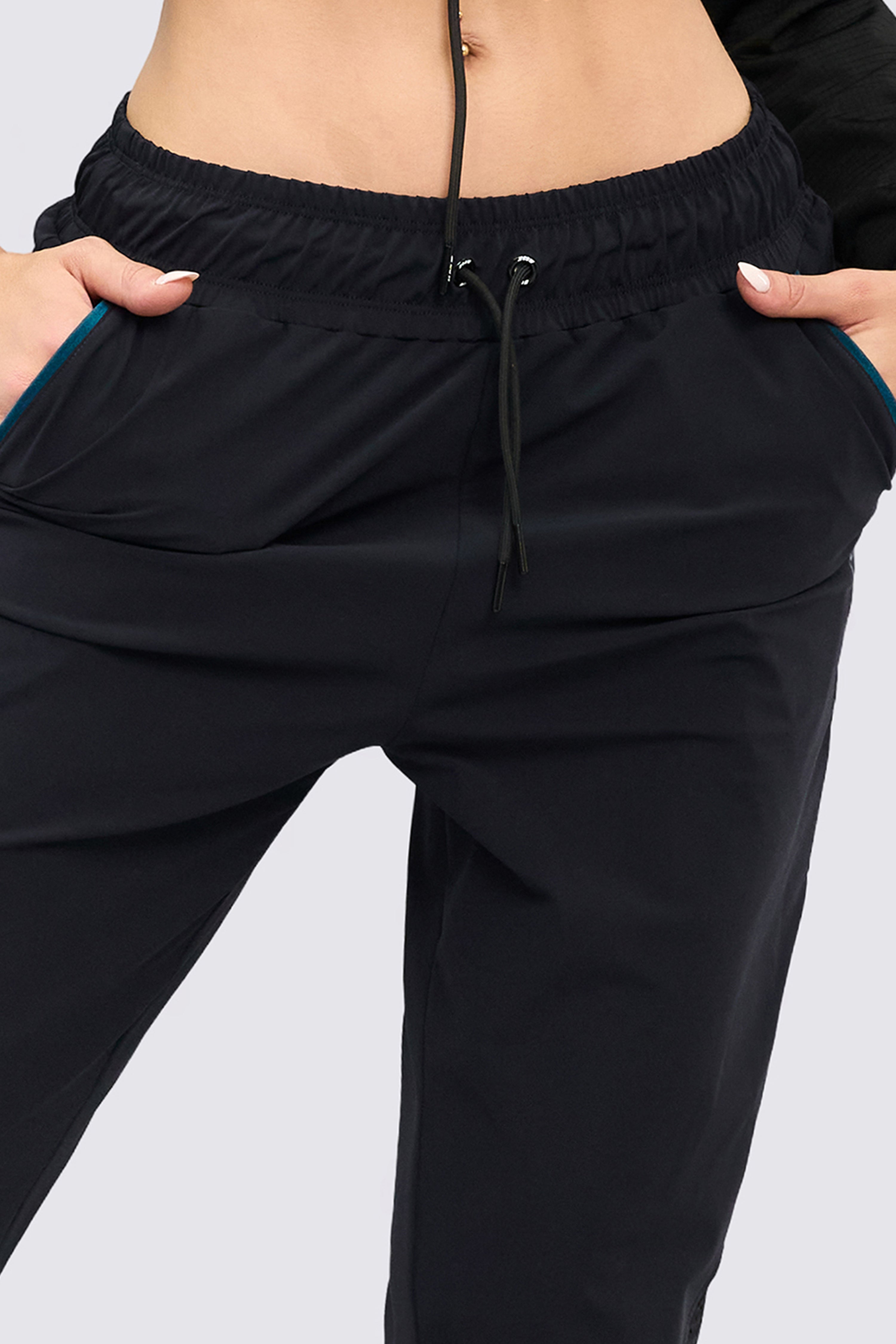 CGW Black Sports Jogger with Mesh Details