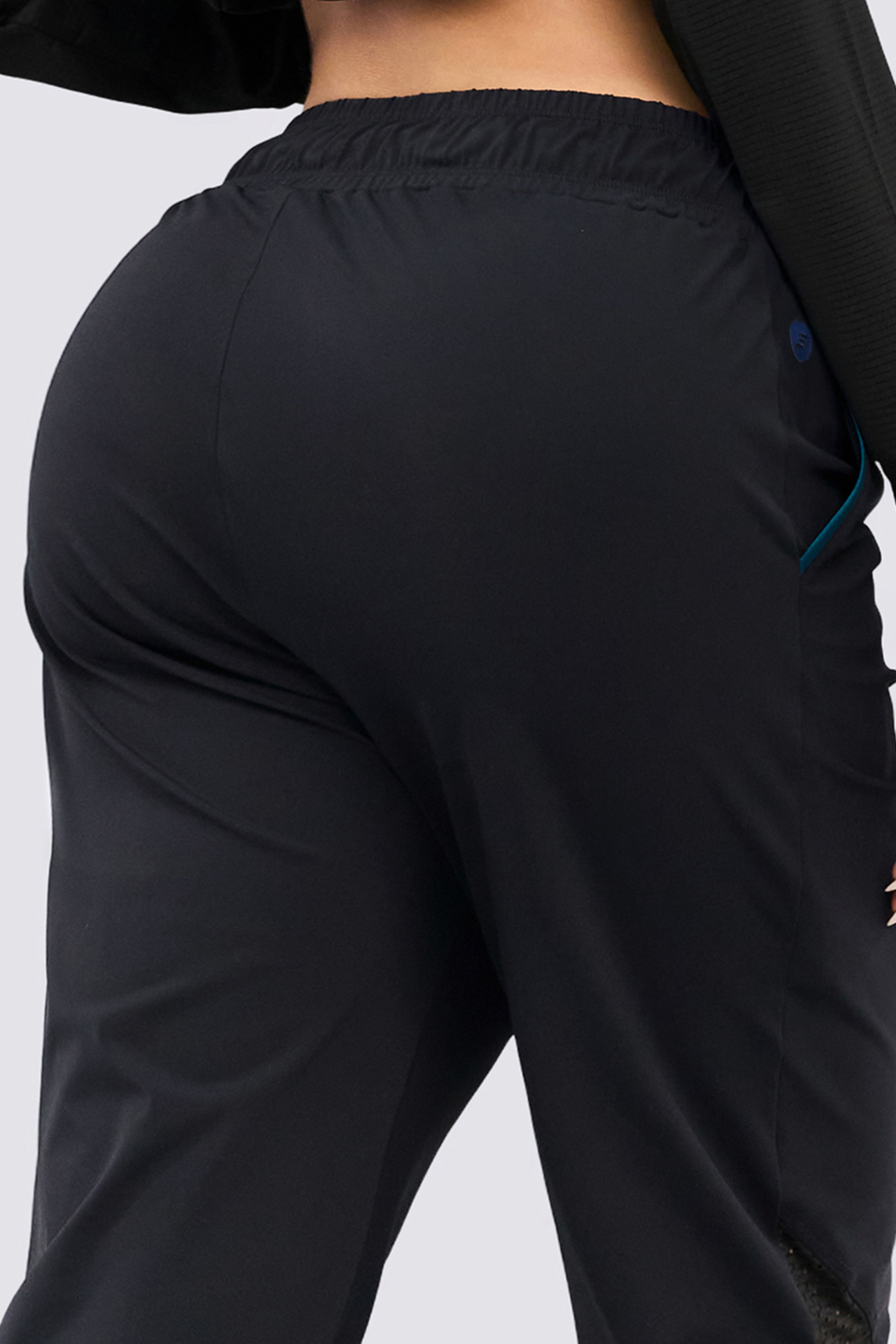 CGW Black Sports Jogger with Mesh Details