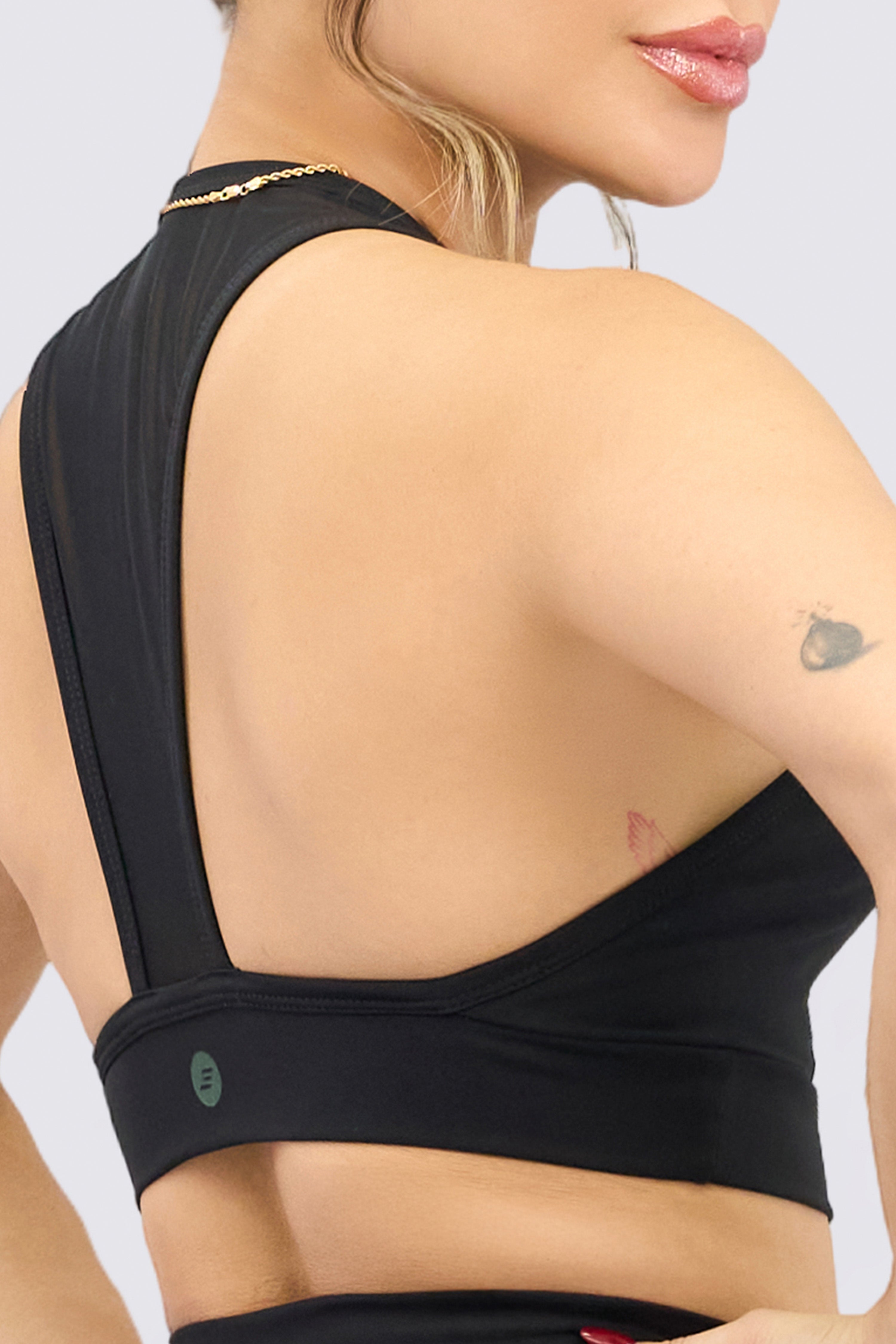 CGW Black Mesh Sports Top