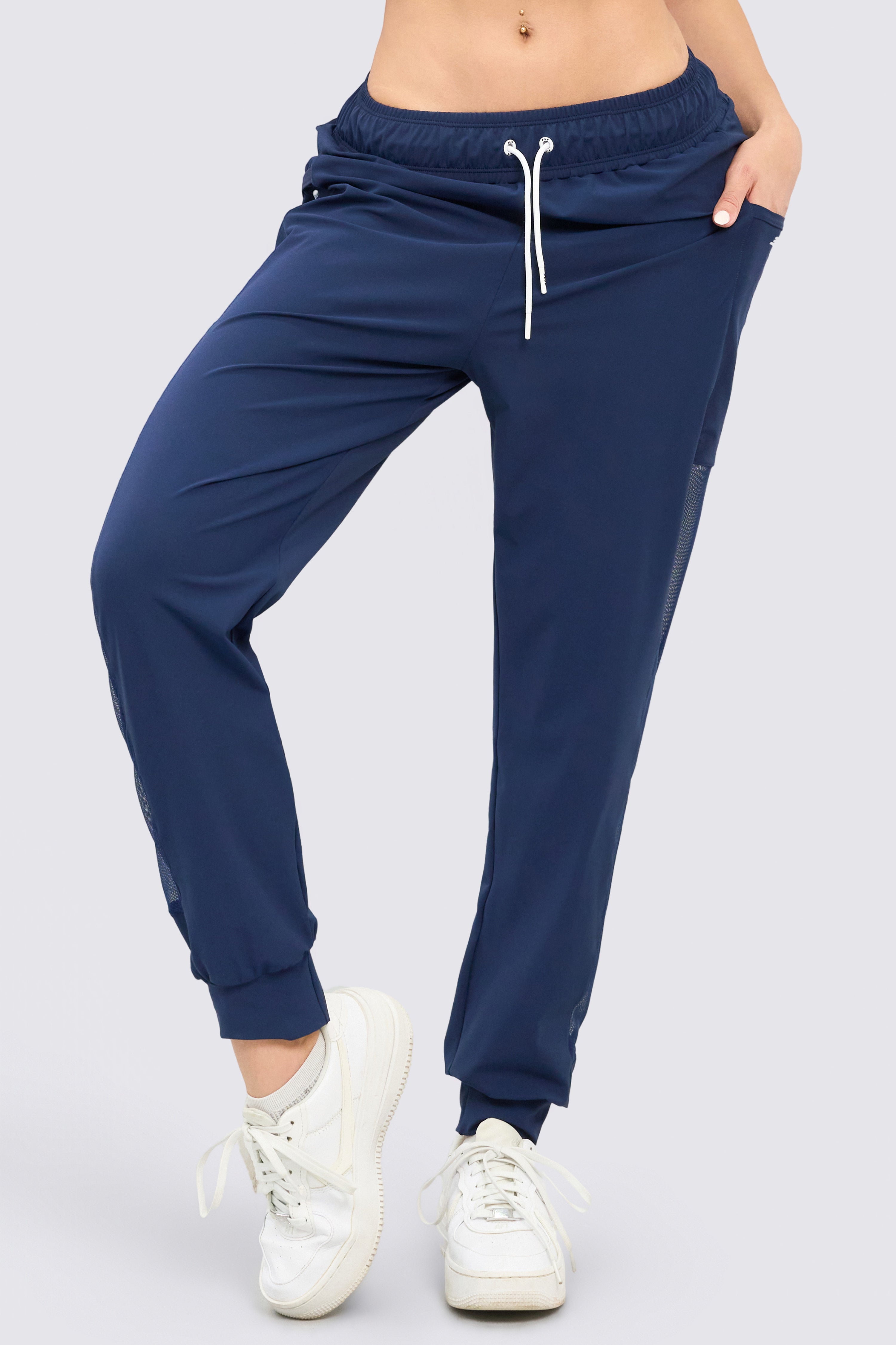 CGW Navy Blue Sports Jogger Pants