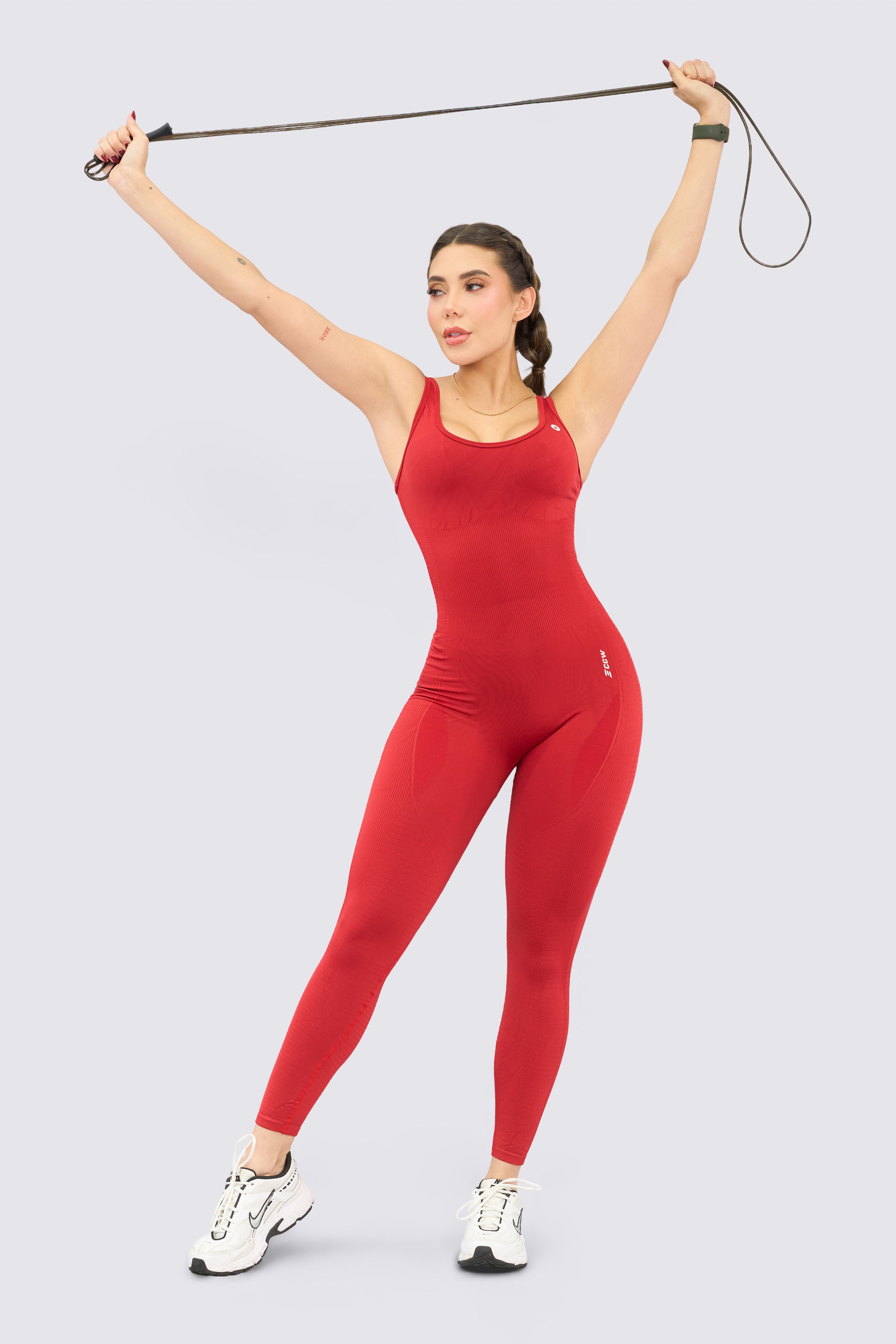 CGW Red Seamless Bodysuit – Bold Fit & Maximum Comfort