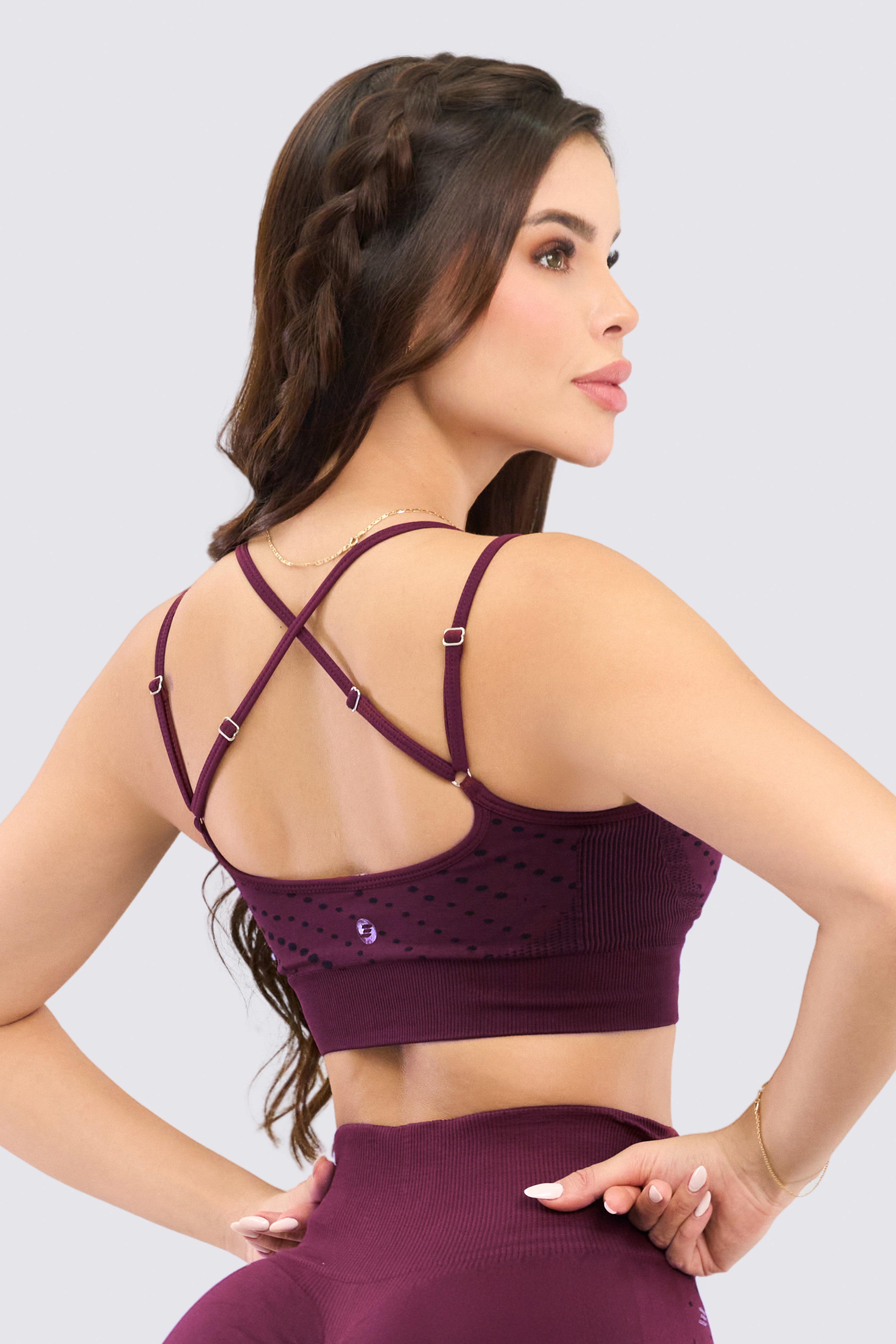 CGW Wine Seamless Sports Bra