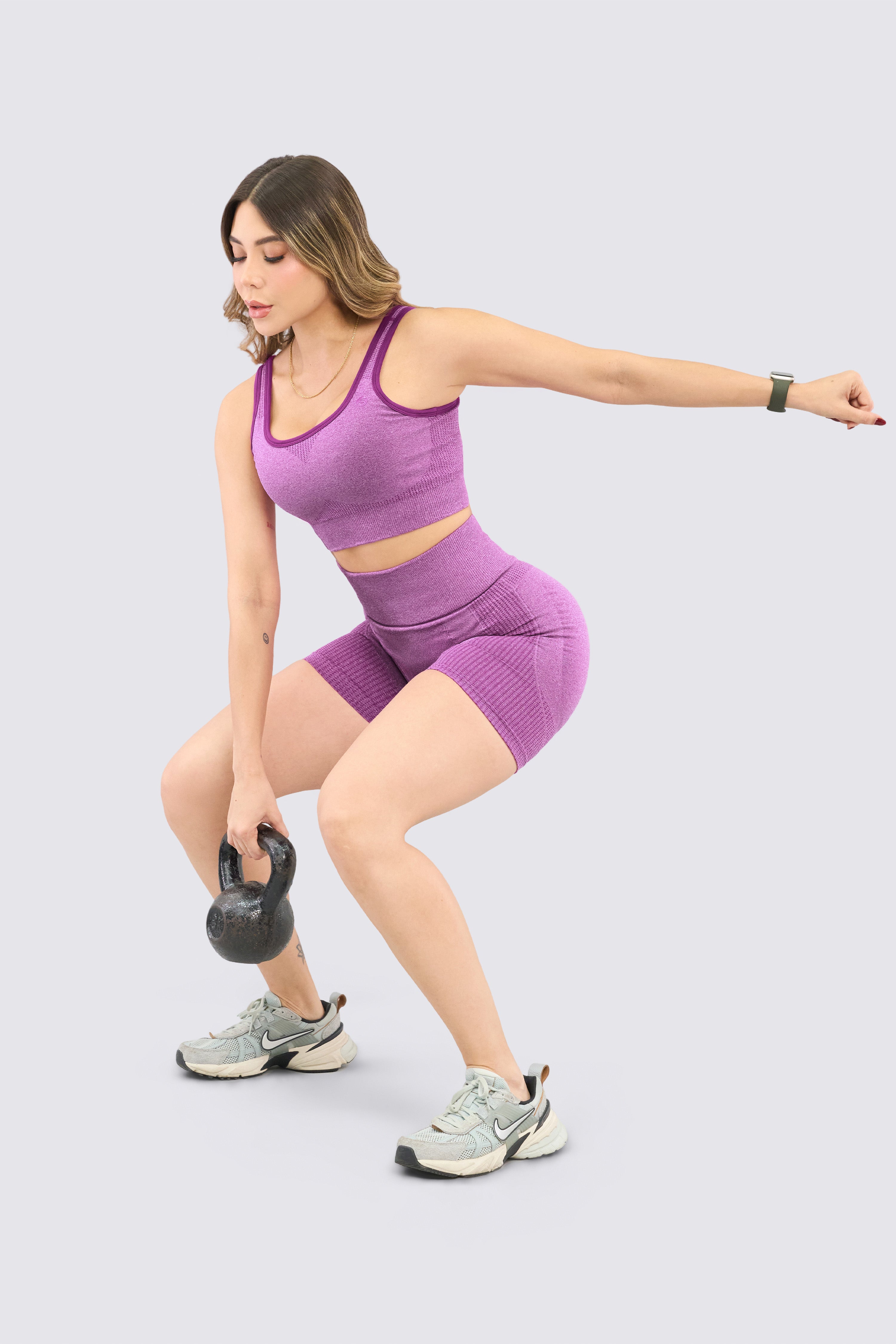 CGW Violet Pulse Seamless Shorts