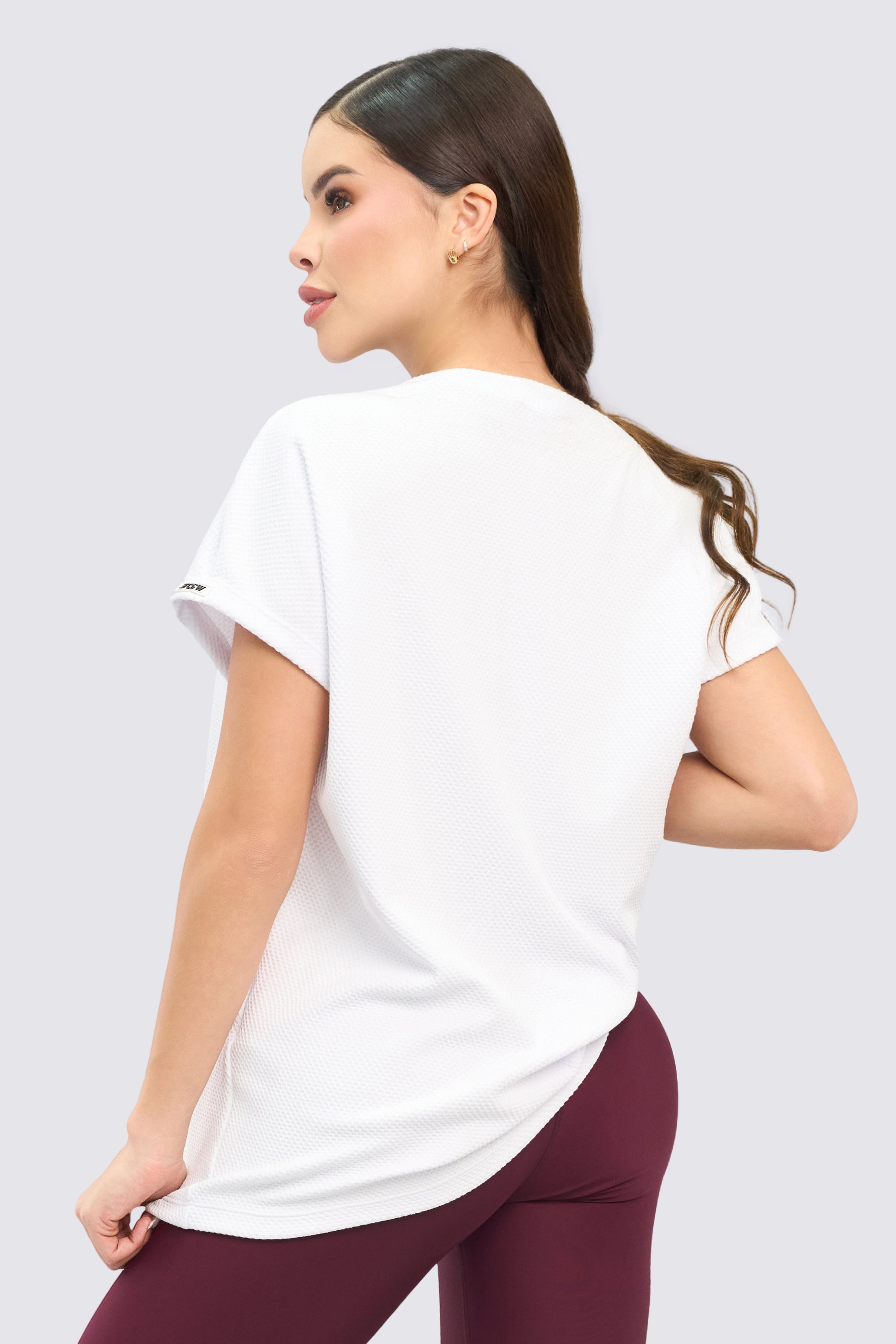 CGW White Oversized Sports T-Shirt
